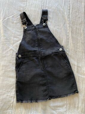 OshKosh B'gosh Black Denim Pinafore Jumper Dress